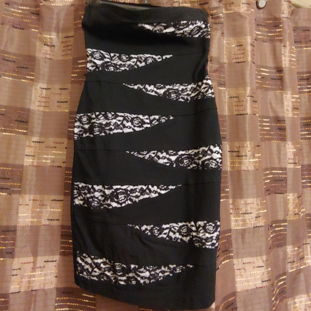 Strapless Cocktail Dress